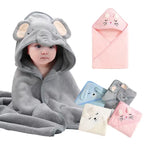 Toalla de baño con capucha y diseño de animal para bebé
