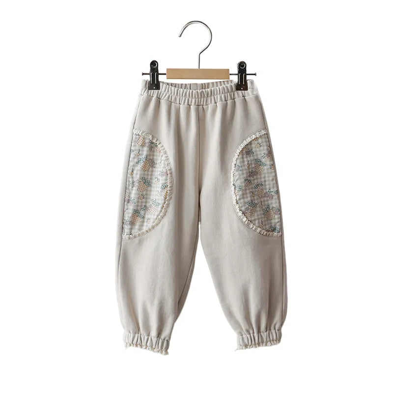 Ensemble pull et pantalon lapin pour fille