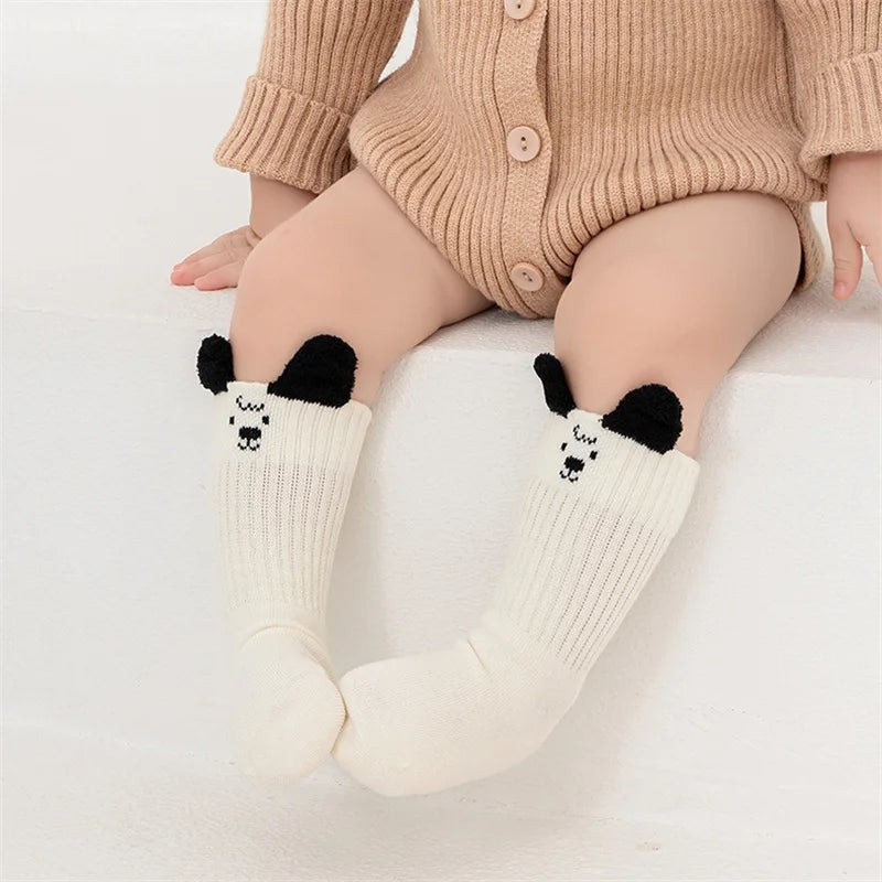 Chaussettes en coton fantaisie pour enfants