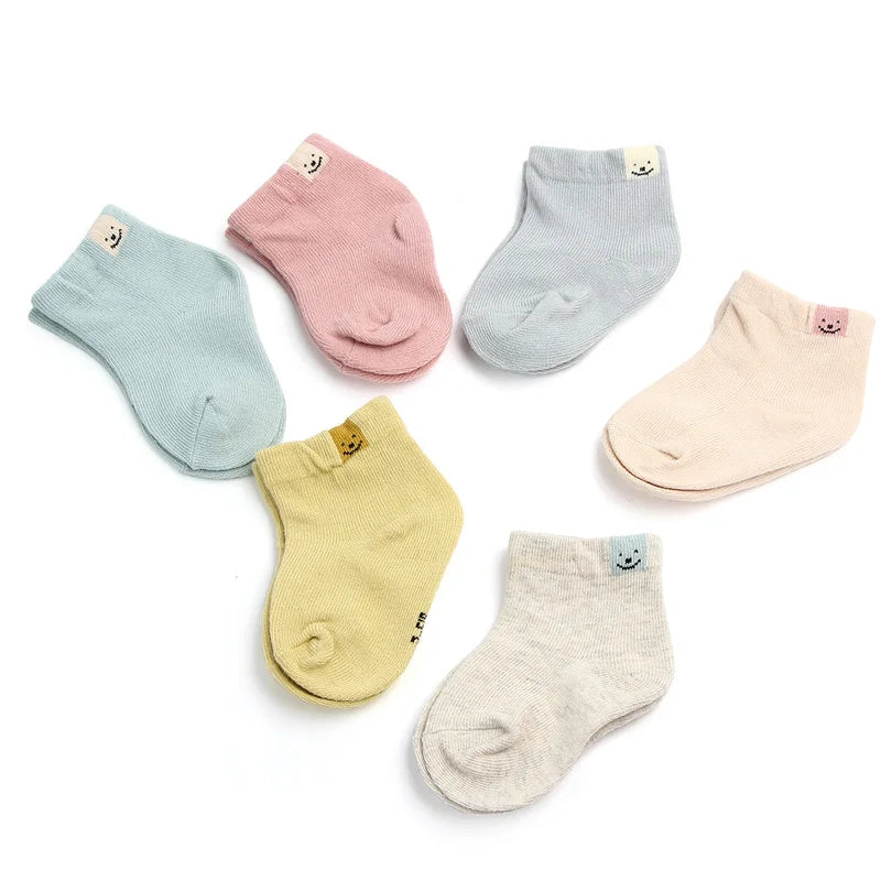 Lot de chaussettes douces en coton pour bébé