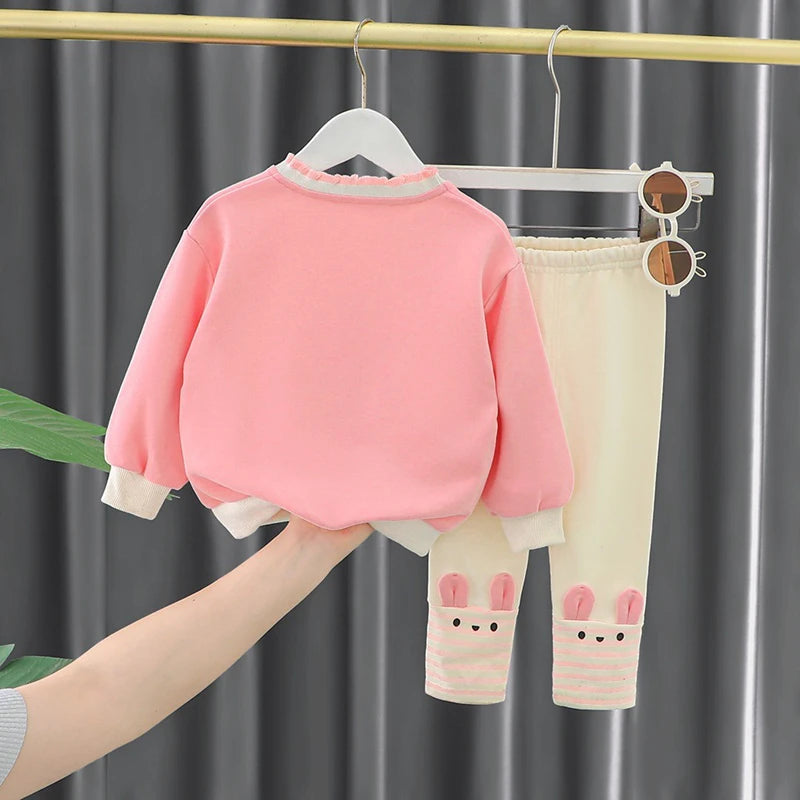 Ensemble t-shirt et pantalon pour fille