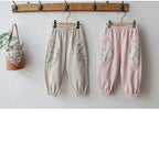 Ensemble pull et pantalon lapin pour fille