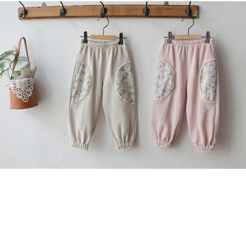 Ensemble pull et pantalon lapin pour fille