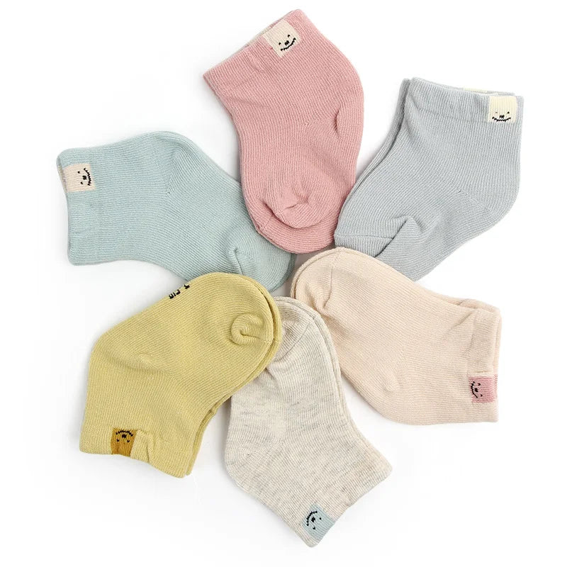 Lot de chaussettes douces en coton pour bébé