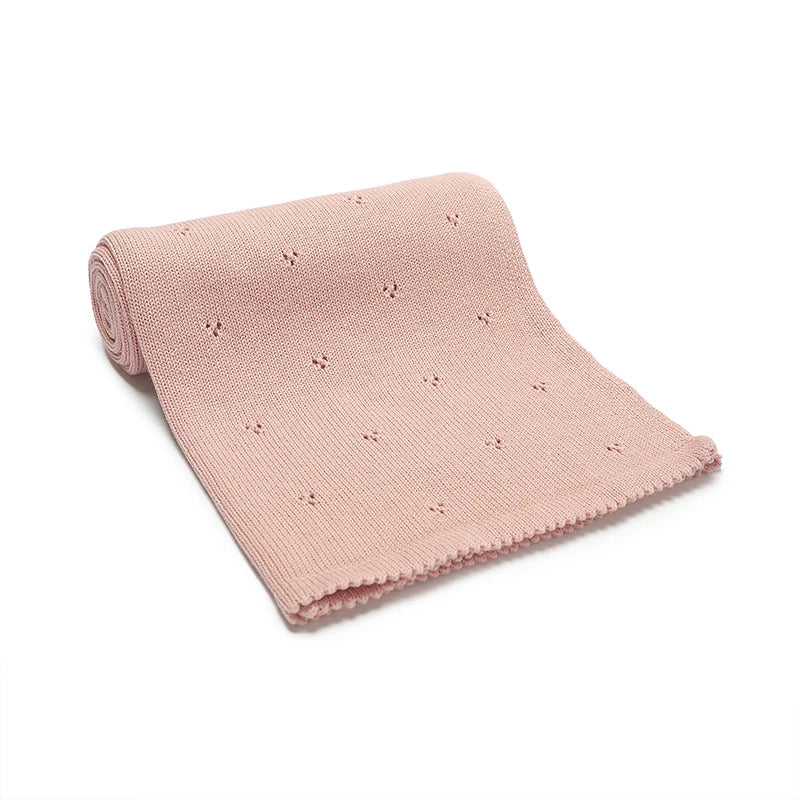Soft Cotton Baby Knit Blanket
