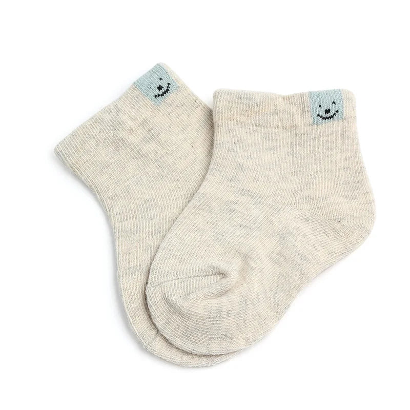 Lot de chaussettes douces en coton pour bébé