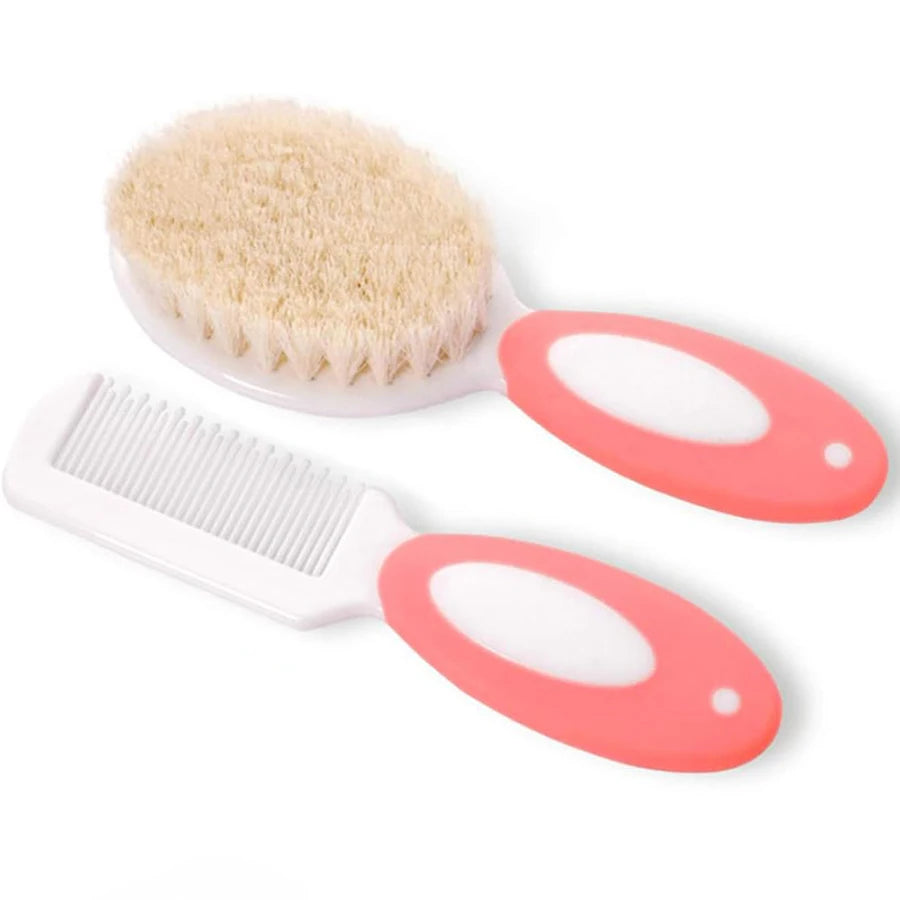 Ensemble de brosses douces pour cheveux de bébé