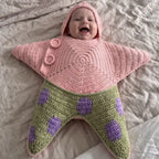 Barboteuse pour bébé en crochet avec étoile de mer