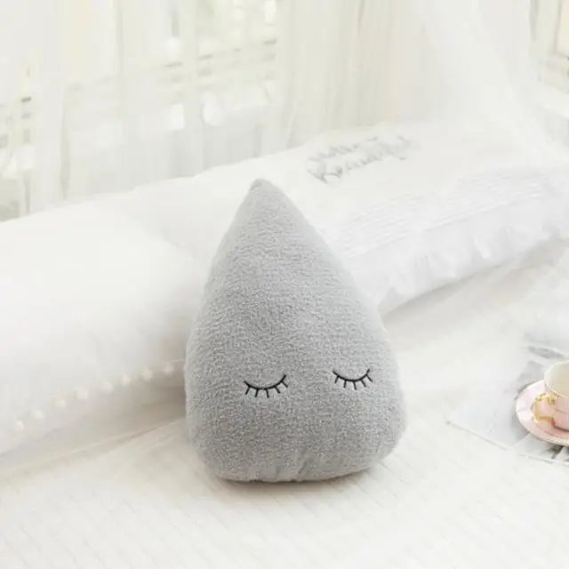 Oreiller en peluche nuage, lune et étoile