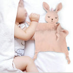 Couverture en gaze pour bébé avec oreilles de lapin