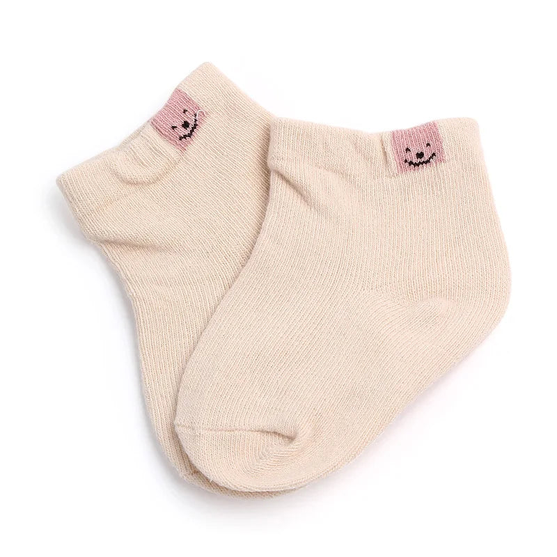 Lot de chaussettes douces en coton pour bébé