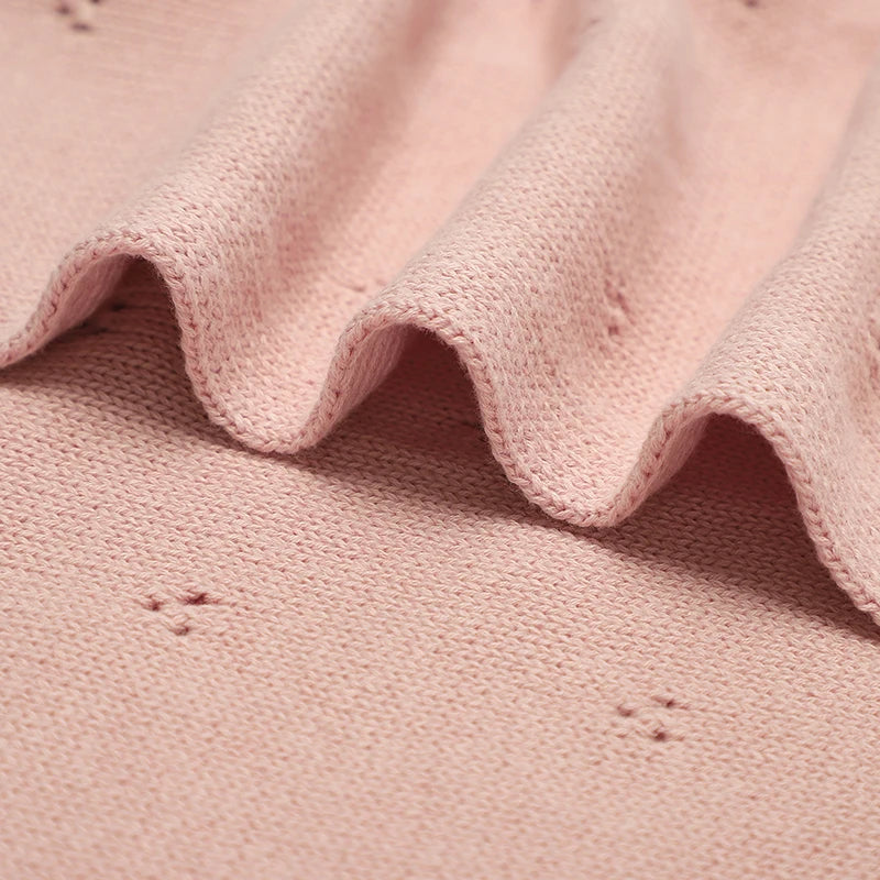 Soft Cotton Baby Knit Blanket