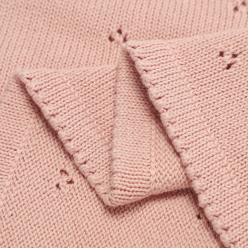 Soft Cotton Baby Knit Blanket