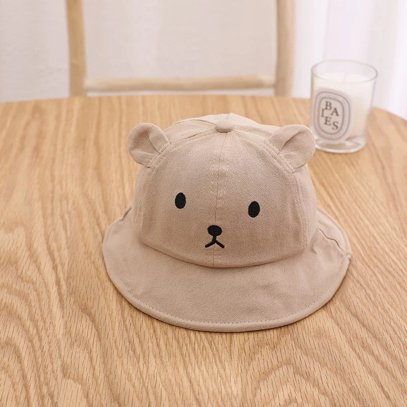 Chapeau de soleil bébé ours mignon avec oreilles