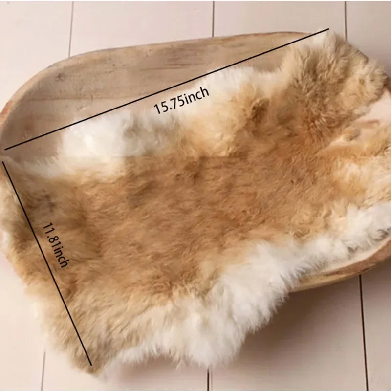 Conjunto de punto para sesión de fotos de recién nacido (modelo conejo)