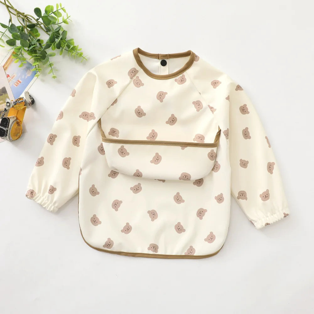 Bavoirs pour bébé imperméables, blouse artistique