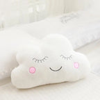 Oreiller en peluche nuage, lune et étoile