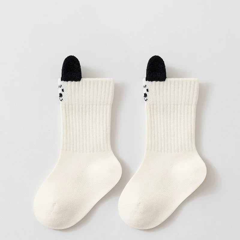 Chaussettes en coton fantaisie pour enfants