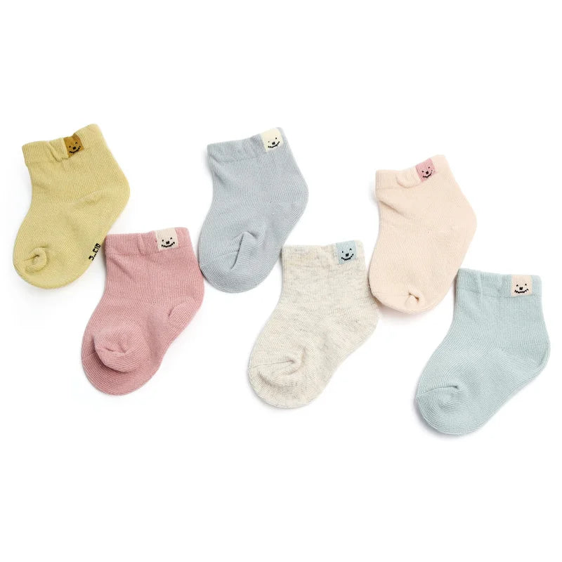 Lot de chaussettes douces en coton pour bébé