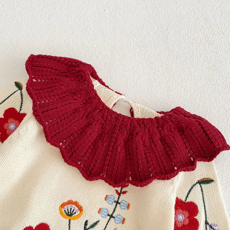 Ensemble blouse fleurie et bloomer pour fille