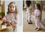 Ensemble pull et pantalon lapin pour fille