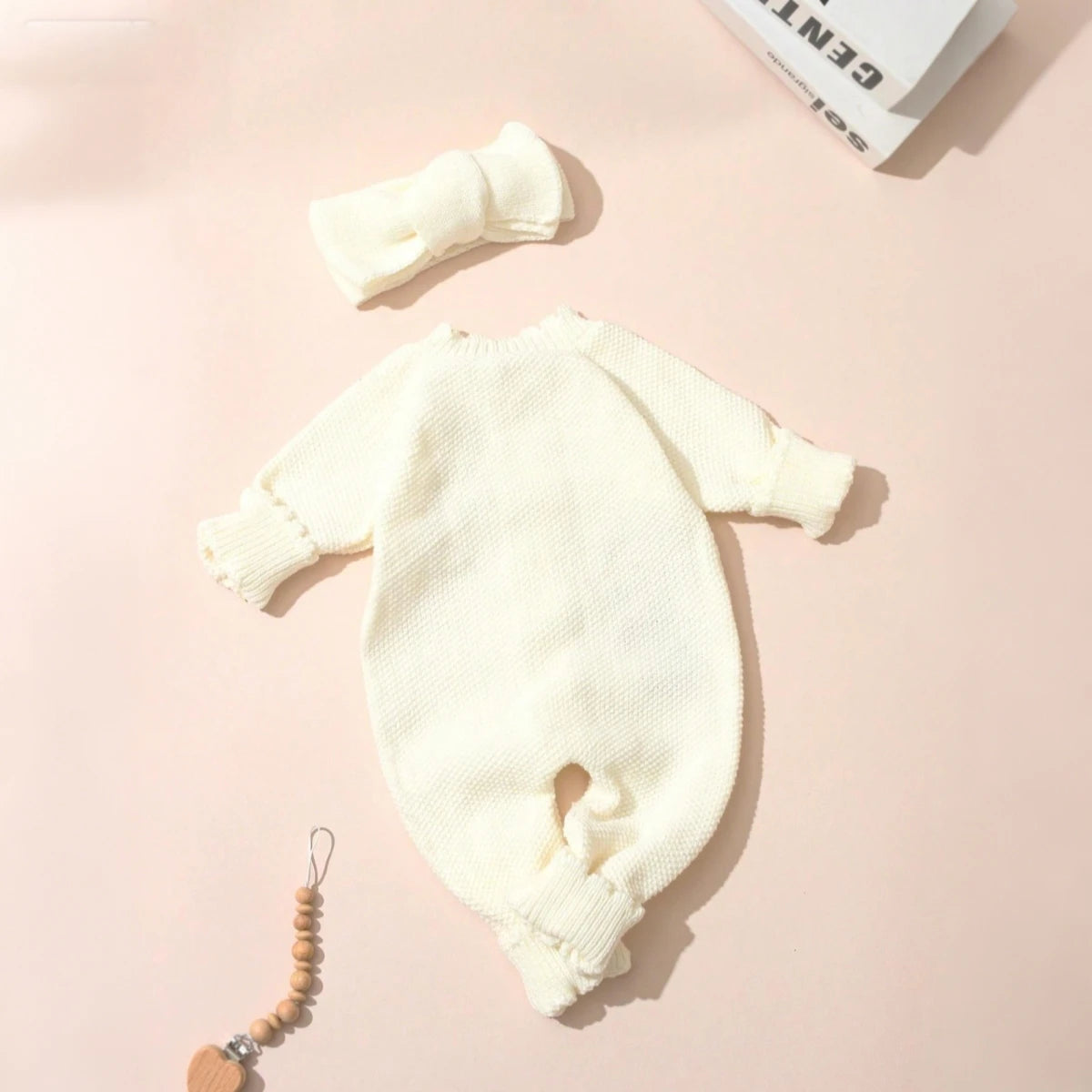 Conjunto de pelele de punto «Hermanita»