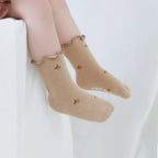 Ensemble de chaussettes en coton à motifs floraux pour bébé