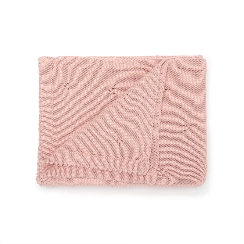 Soft Cotton Baby Knit Blanket