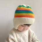 Gorro de invierno para bebé con orejas de oso