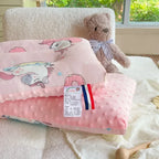 Almohada de terciopelo suave para bebé