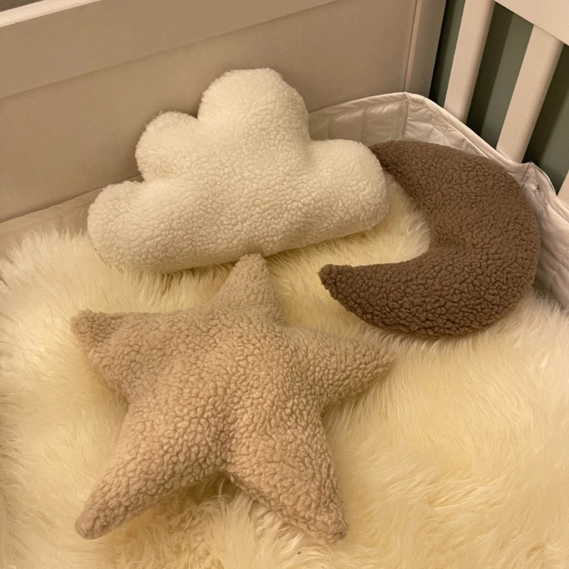 Coussin de pose lune pour nouveau-né