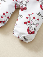 Conjunto de disfraz de conejo para bebé niña