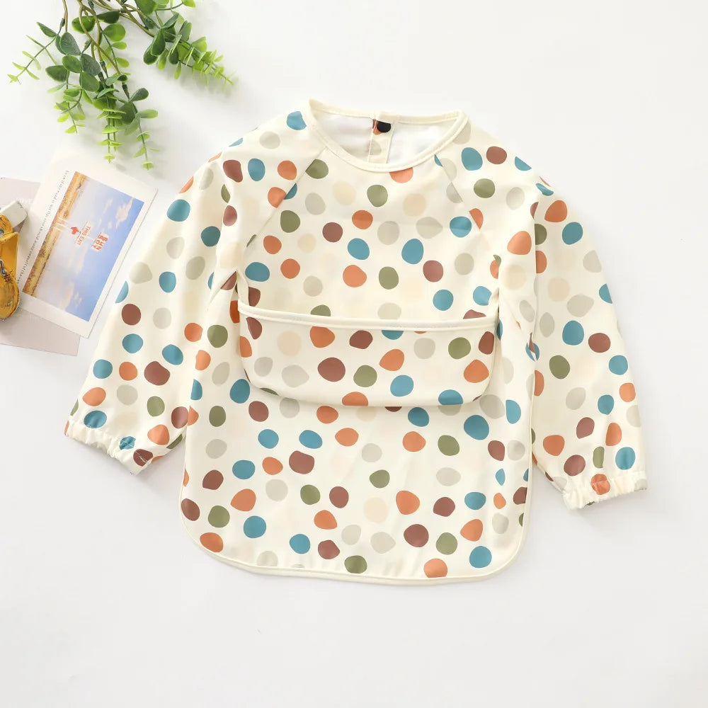 Bavoirs pour bébé imperméables, blouse artistique