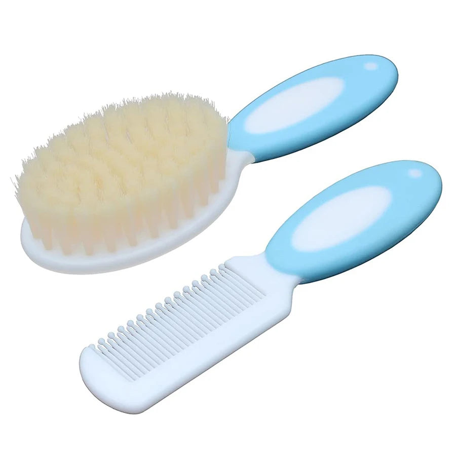 Juego de cepillos suaves para el pelo del bebé