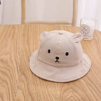 Chapeau de soleil bébé ours mignon avec oreilles