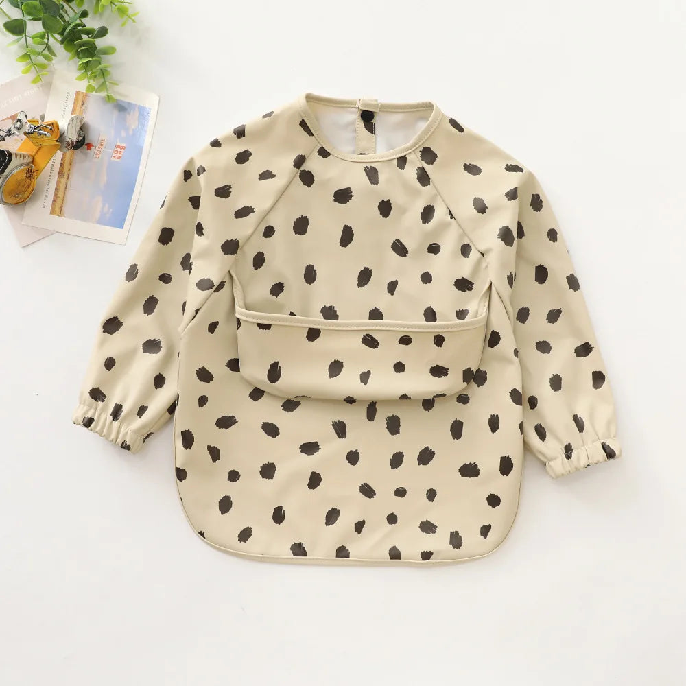 Bavoirs pour bébé imperméables, blouse artistique